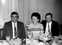 Встреча 1982 года. Слева С. П. Крюков 