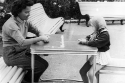 1962 год. Валентина Викторовна и Галя Додуевы