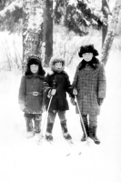 1985 год. Слева направо: Коля Чесноков, Игорь Мартынов (Туторский) Федор Кравцов (Дмитрук)
