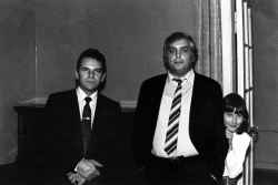 Встреча 1984 года. Евгений Георгиевич Славский, Сергей Павлович и Антонина Крюковы
